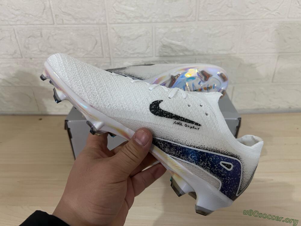 Nike Air Zoom Mercurial Vapor 16 Elite FG Football Boots - White/Black/Blue/Gold