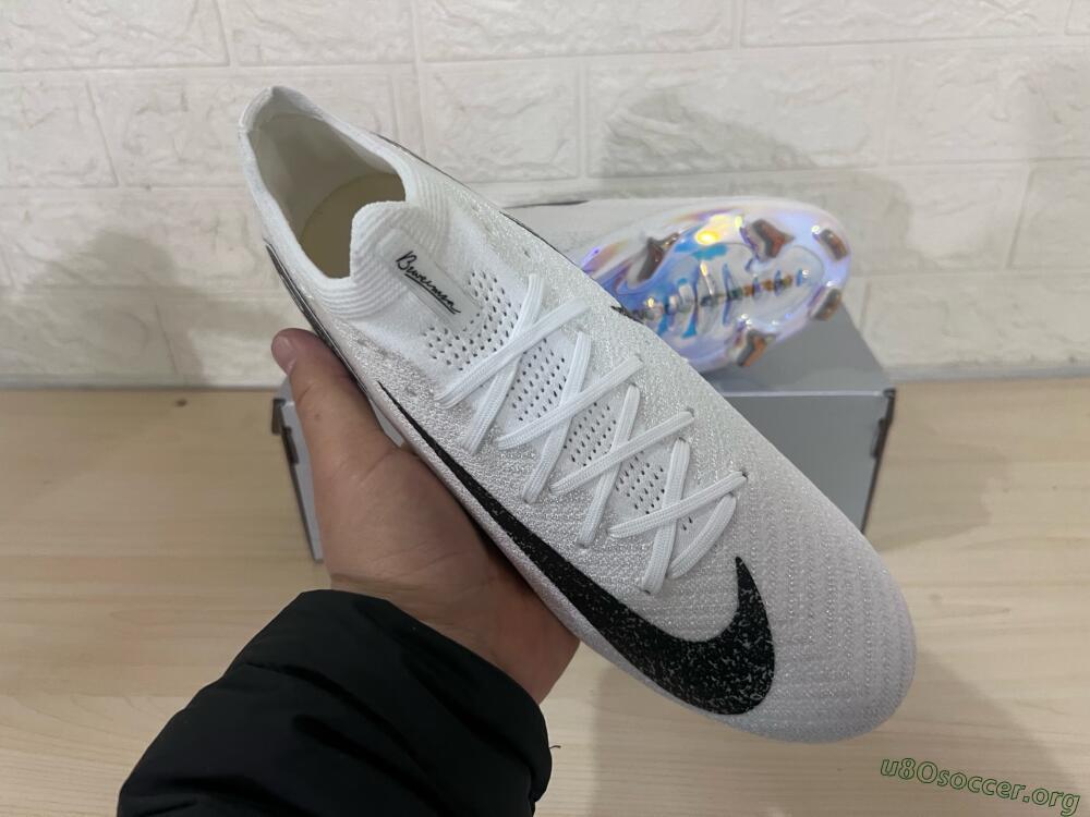 Nike Air Zoom Mercurial Vapor 16 Elite FG Football Boots - White/Black/Blue/Gold