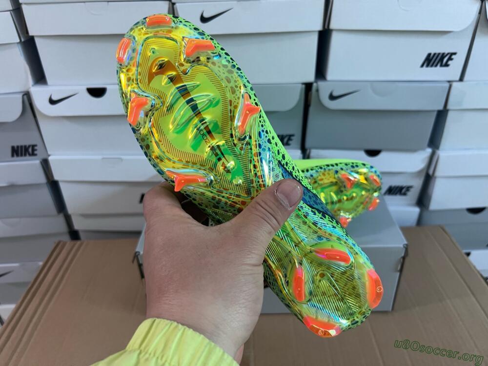Nike Air Zoom Mercurial Vapor 16 Elite FG Football Boots - Yellow/Black/Orange