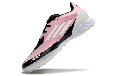 Adidas F50 Pro TF Football Shoes - Pink/Black/White