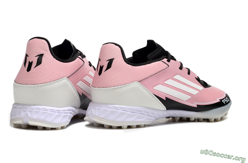 Adidas F50 Pro TF Football Shoes - Pink/Black/White 6