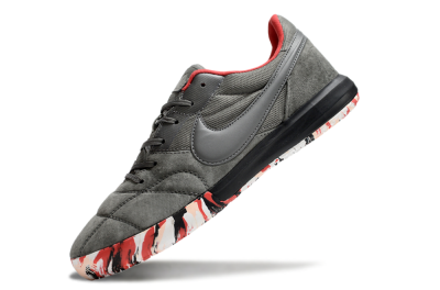 Nike Premier 2 Sala IC Football Shoes - Grey/Black/Red