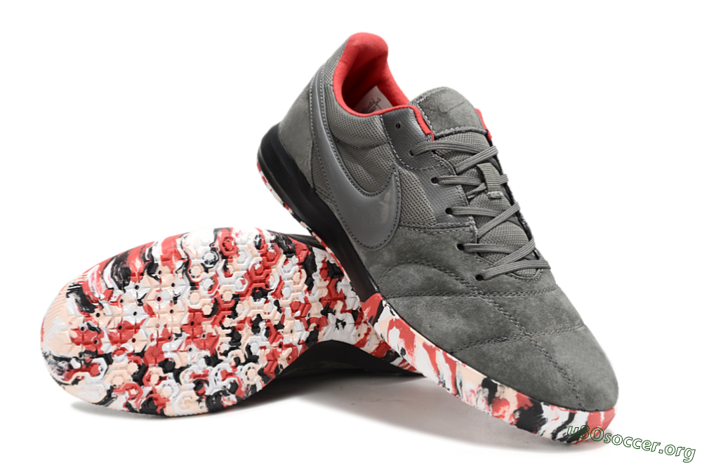 Nike Premier 2 Sala IC Football Shoes - Grey/Black/Red 0