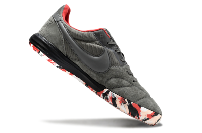 Nike Premier 2 Sala IC Football Shoes - Grey/Black/Red