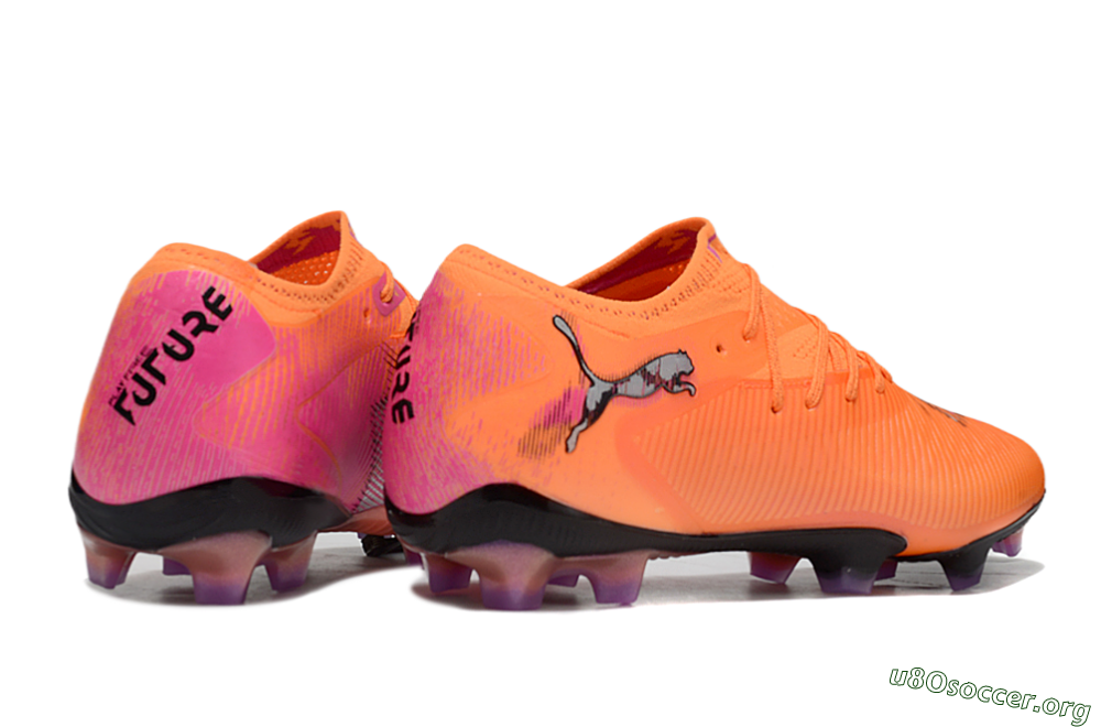 Puma Future 8 Ultimate FG Football Boots - Orange/Purple/Grey 6