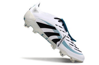 Adidas Predator Elite 25 Foldover Tongue FG Football Boots - White/Blue/Black