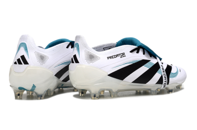Adidas Predator Elite 25 Foldover Tongue FG Football Boots - White/Blue/Black