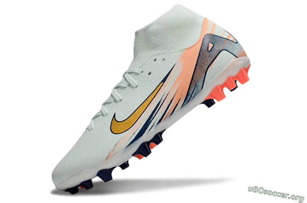 Nike Air Zoom Mercurial Superfly 10 Academy AG Football Boots - Jade/Gold/Pink 5