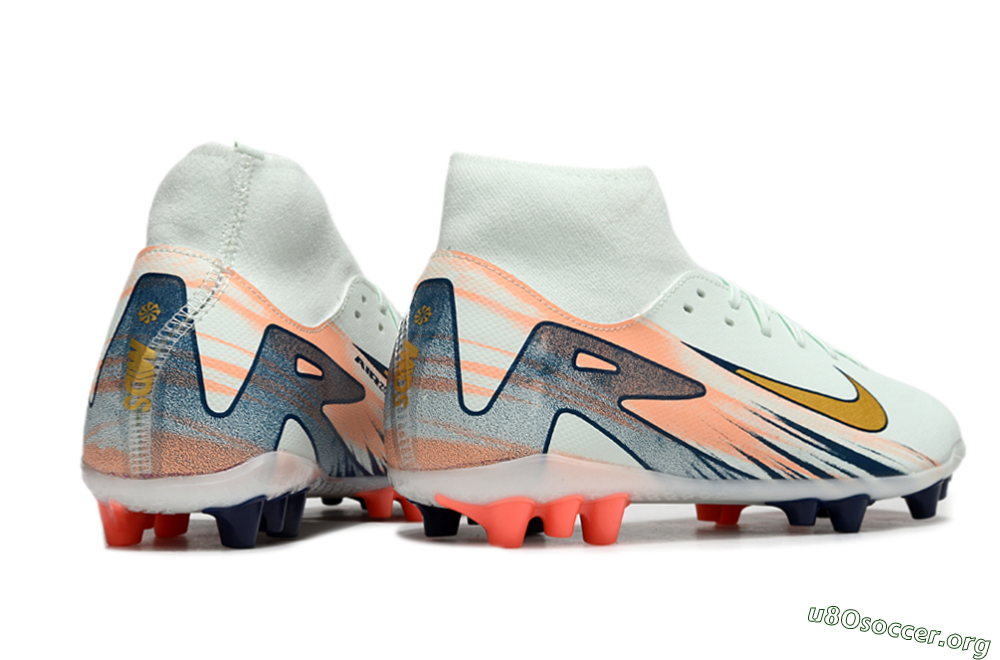 Nike Air Zoom Mercurial Superfly 10 Academy AG Football Boots - Jade/Gold/Pink 6