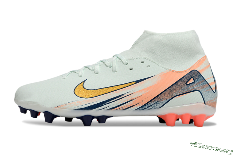 Nike Air Zoom Mercurial Superfly 10 Academy AG Football Boots - Jade/Gold/Pink 3