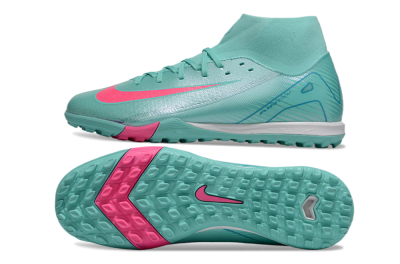 Nike Air Zoom Mercurial Superfly 10 Academy TF Football Shoes - Jade/Pink/White