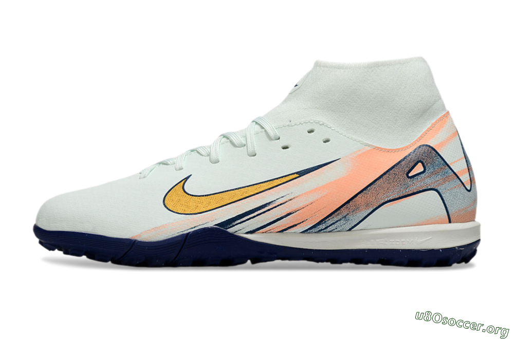 Nike Air Zoom Mercurial Superfly 10 Academy TF Football Shoes - Jade/Gold/Pink 3
