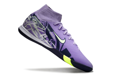 Nike Air Zoom Mercurial Superfly 10 Elite IC Football Shoes - Purple/Yellow/White
