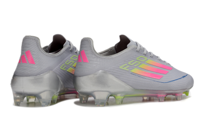 Adidas F50 Elite FG Football Boots - Grey/Pink/Yellow