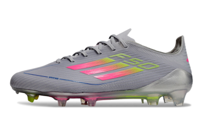 Adidas F50 Elite FG Football Boots - Grey/Pink/Yellow