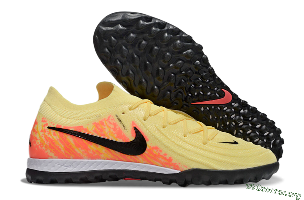 Nike Phantom GX 2 Elite TF Football Shoes - Yellow/Black/Red 2