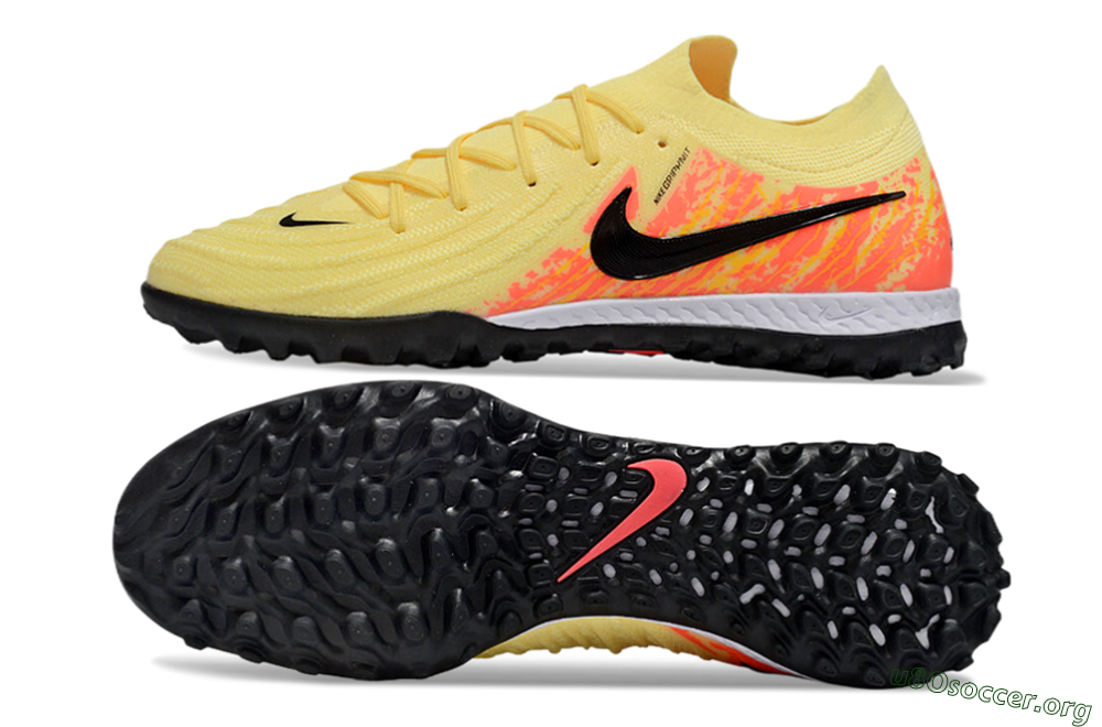 Nike Phantom GX 2 Elite TF Football Shoes - Yellow/Black/Red 1