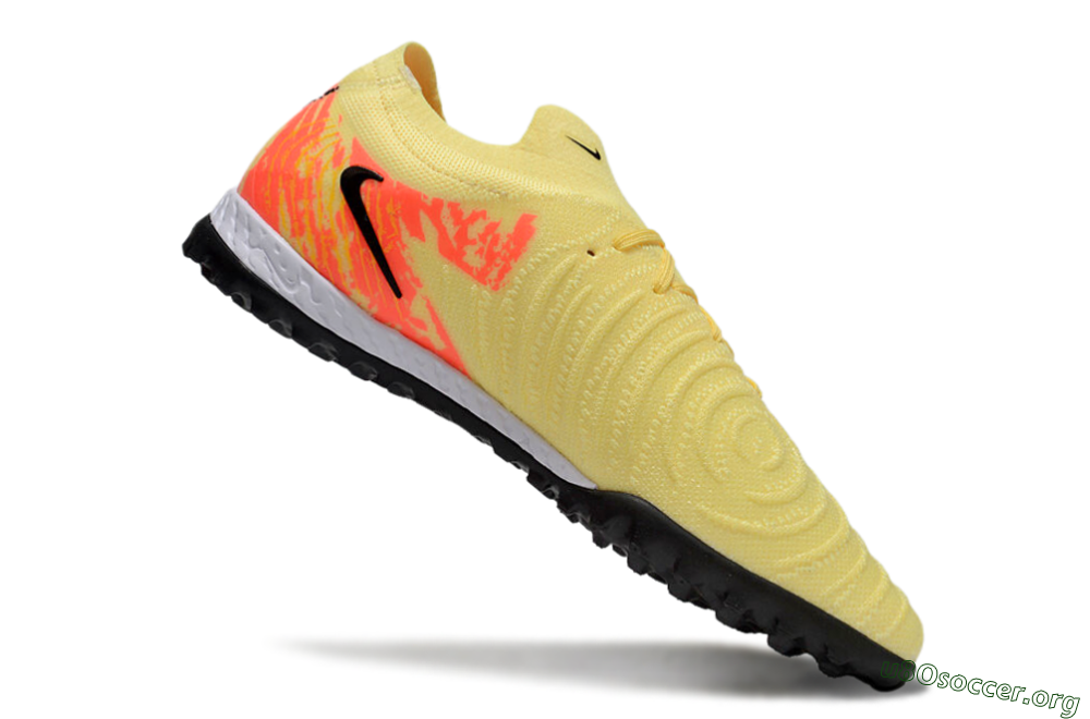 Nike Phantom GX 2 Elite TF Football Shoes - Yellow/Black/Red 4