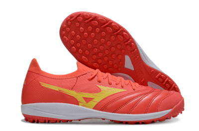 Mizuno Morelia Neo Sala TF Football Shoes - Red/Yellow/White