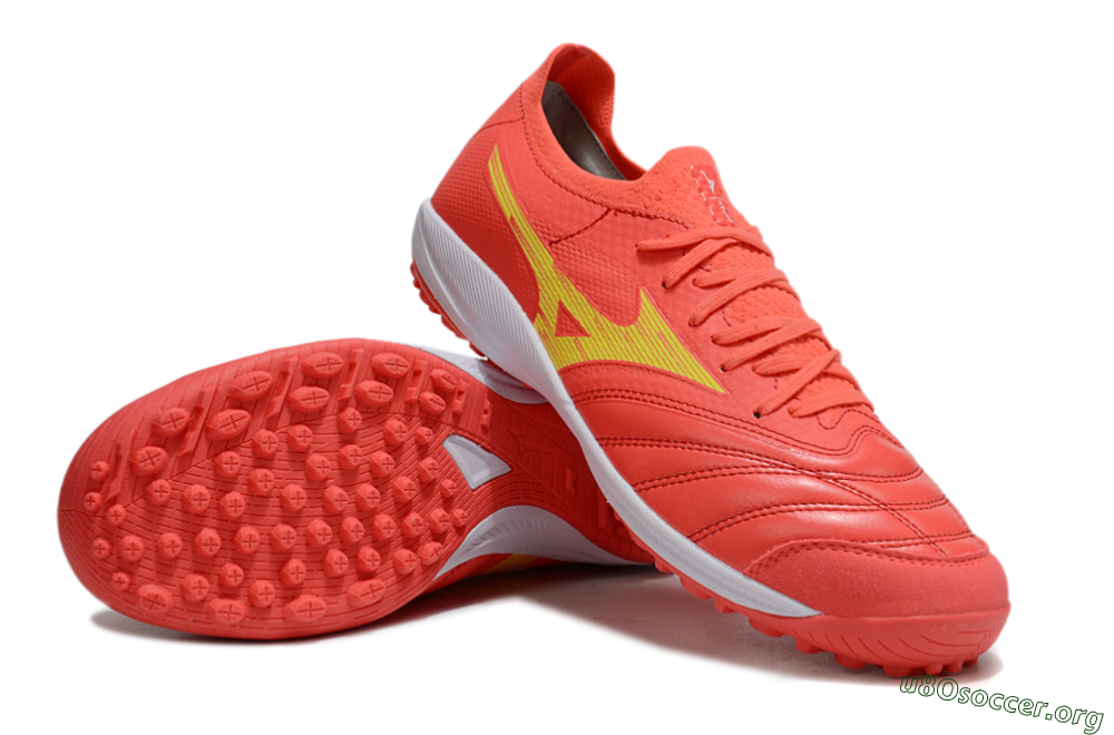 Mizuno Morelia Neo Sala TF Football Shoes - Red/Yellow/White 0