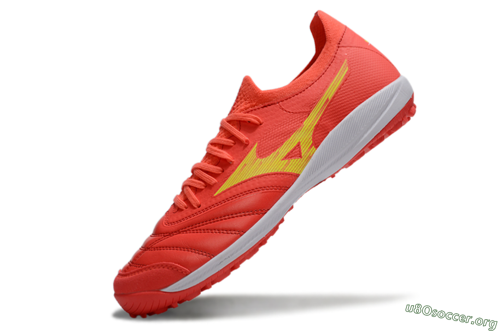 Mizuno Morelia Neo Sala TF Football Shoes - Red/Yellow/White 5