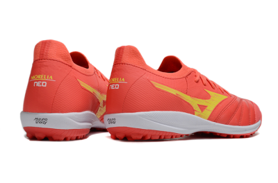 Mizuno Morelia Neo Sala TF Football Shoes - Red/Yellow/White