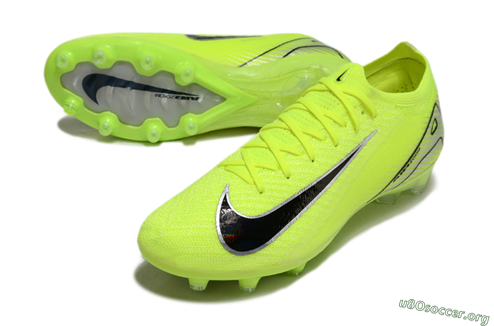 Nike Air Zoom Mercurial Vapor 16 Elite AG Football Boots - Yellow/Silver/Black 0