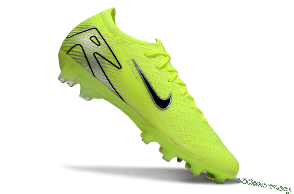 Nike Air Zoom Mercurial Vapor 16 Elite AG Football Boots - Yellow/Silver/Black 4
