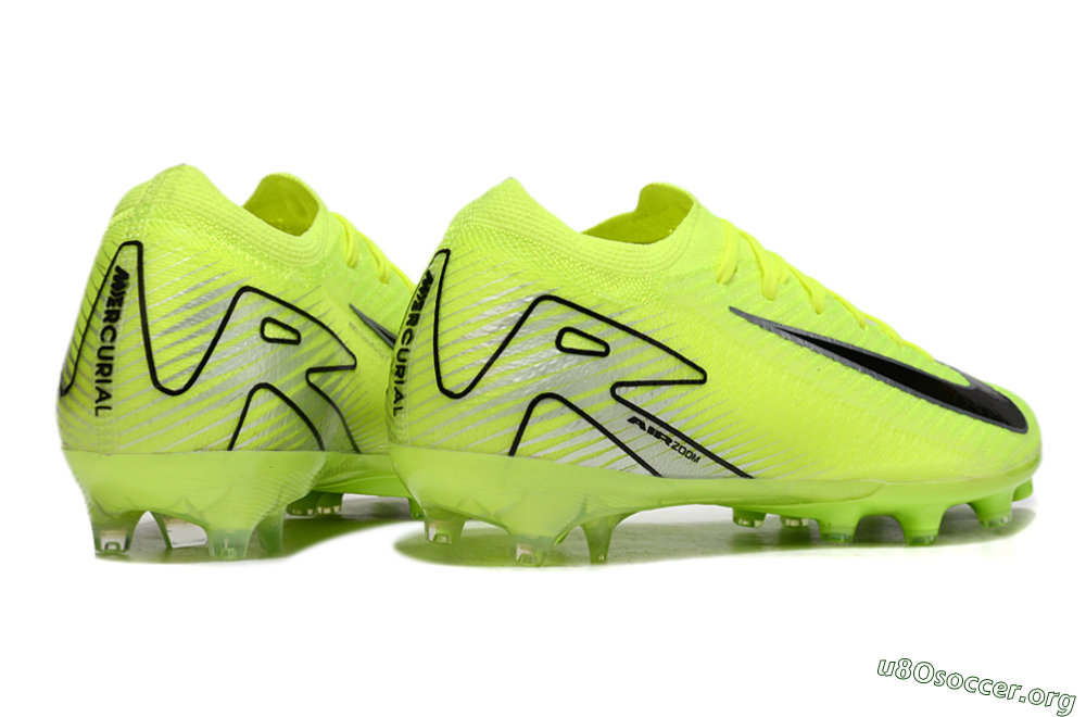 Nike Air Zoom Mercurial Vapor 16 Elite AG Football Boots - Yellow/Silver/Black 6