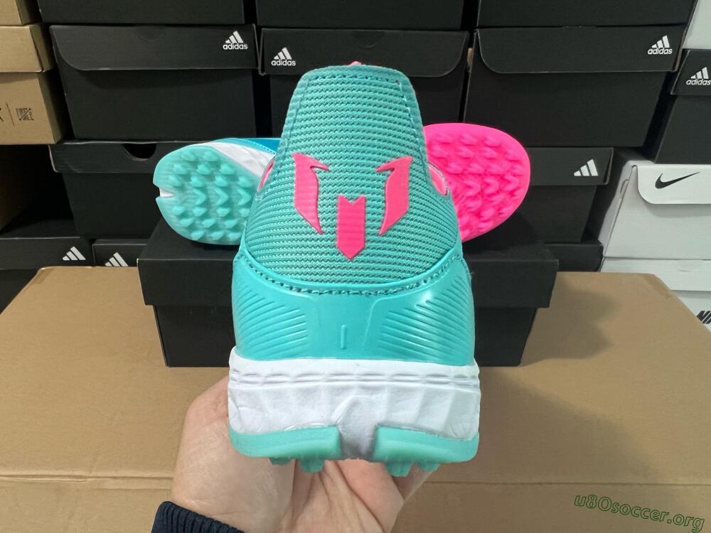 Adidas F50 Elite TF Football Shoes - Jade/Pink/White