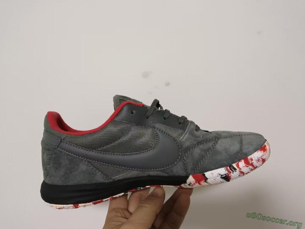 Nike Premier 2 Sala IC Football Shoes - Grey/Black/Red