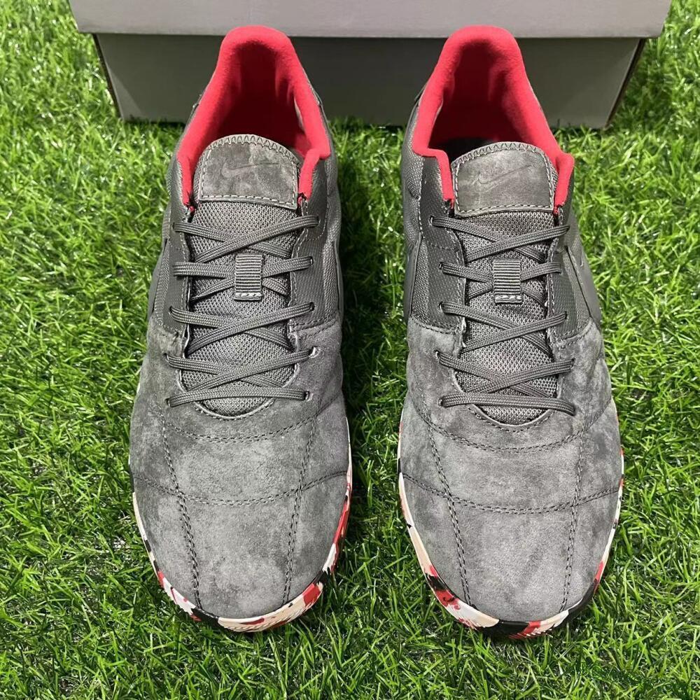 Nike Premier 2 Sala IC Football Shoes - Grey/Black/Red