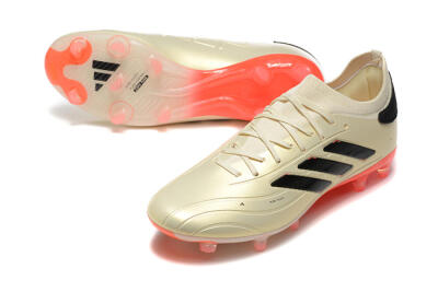 Adidas Copa Pure 2+ FG Football Boots - Beige/Black/Red