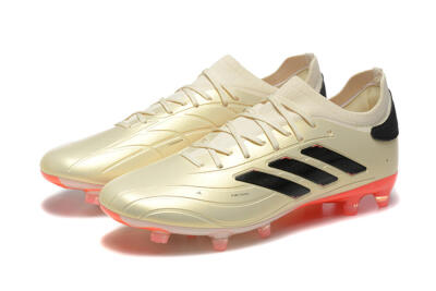 Adidas Copa Pure 2+ FG Football Boots - Beige/Black/Red