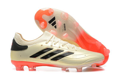 Adidas Copa Pure 2+ FG Football Boots - Beige/Black/Red