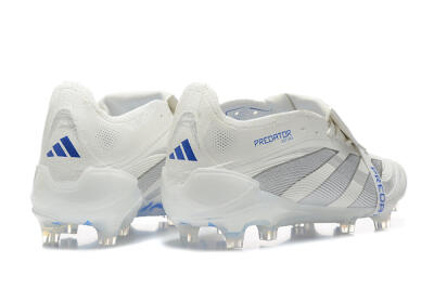 Adidas Predator Elite 25 Foldover Tongue FG Football Boots - Beige/Blue/Silver