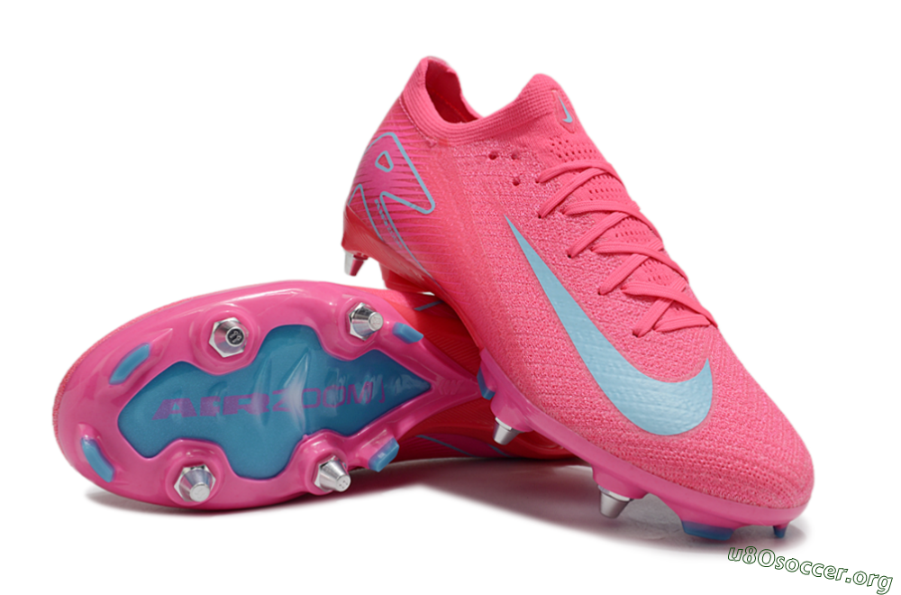 Nike Air Zoom Mercurial Vapor 16 Elite SG Football Boots - Pink/Jade 0