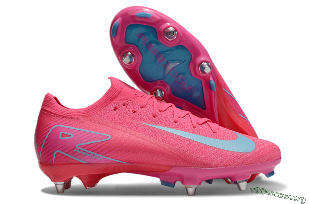 Nike Air Zoom Mercurial Vapor 16 Elite SG Football Boots - Pink/Jade 2