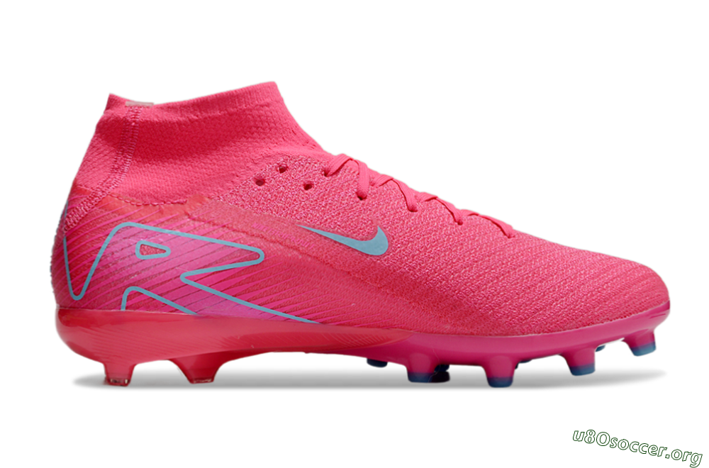 Nike Air Zoom Mercurial Superfly 10 Elite AG Football Boots - Pink/Jade 7
