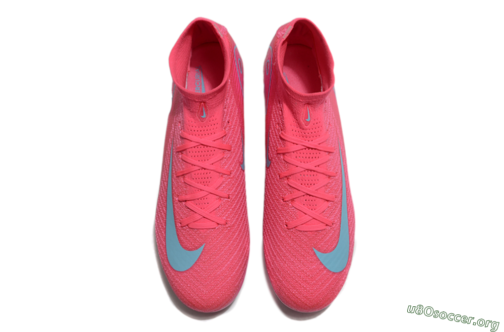 Nike Air Zoom Mercurial Superfly 10 Elite SG Football Boots - Pink/Jade 4