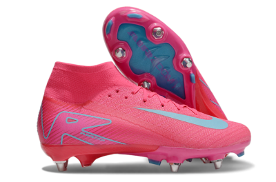 Nike Air Zoom Mercurial Superfly 10 Elite SG Football Boots - Pink/Jade