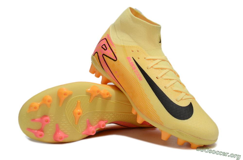 Nike Air Zoom Mercurial Superfly 10 Academy AG Football Boots - Yellow/Black/Red 0