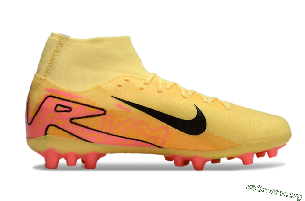 Nike Air Zoom Mercurial Superfly 10 Academy AG Football Boots - Yellow/Black/Red 7