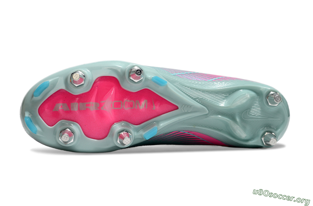 Nike Air Zoom Mercurial Vapor 16 Elite SG Football Boots - Jade/Pink 6