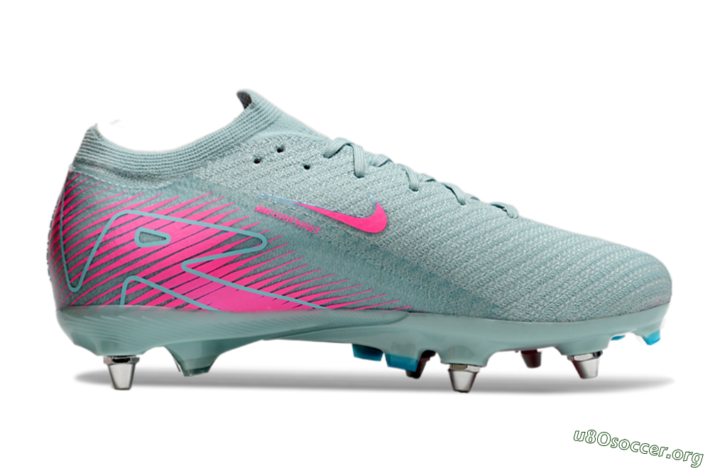 Nike Air Zoom Mercurial Vapor 16 Elite SG Football Boots - Jade/Pink 7