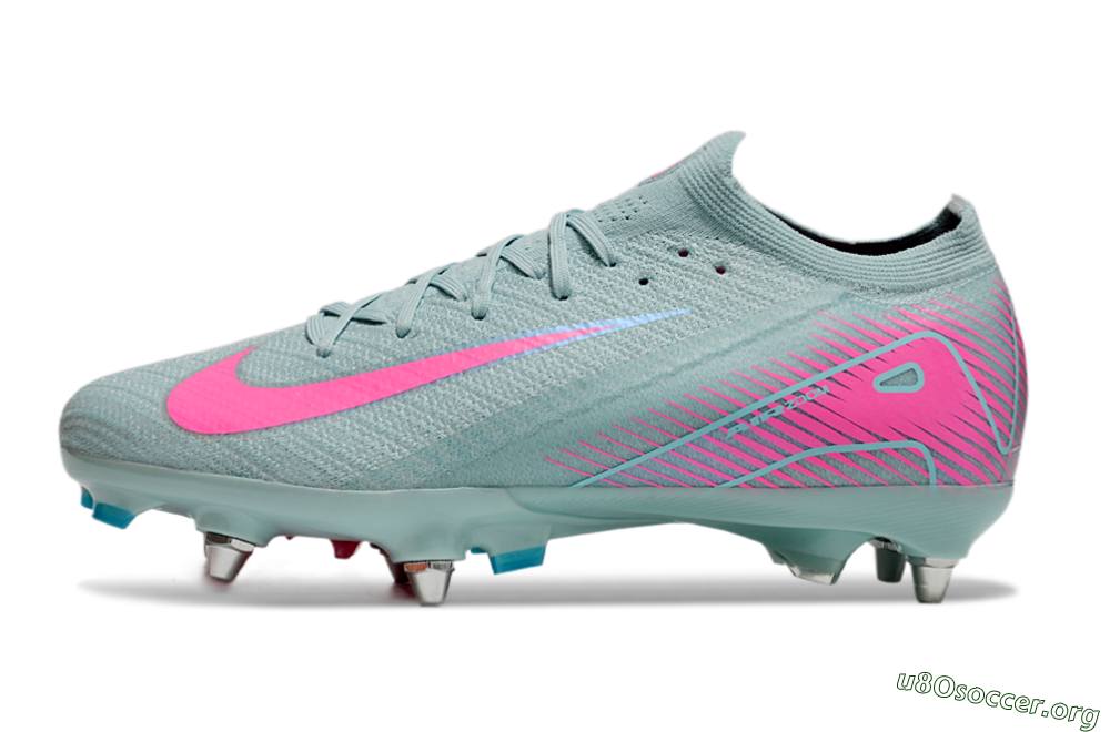 Nike Air Zoom Mercurial Vapor 16 Elite SG Football Boots - Jade/Pink 3