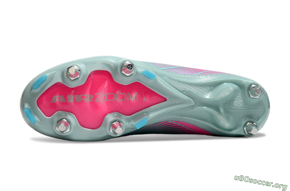 Nike Air Zoom Mercurial Superfly 10 Elite SG Football Boots - Jade/Pink 6
