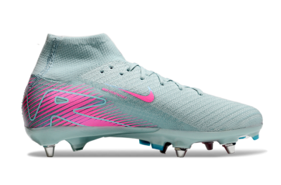 Nike Air Zoom Mercurial Superfly 10 Elite SG Football Boots - Jade/Pink