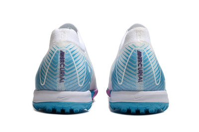 Nike Air Zoom Mercurial Vapor 16 Elite TF Football Shoes - White/Purple/Jade
