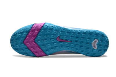 Nike Air Zoom Mercurial Vapor 16 Elite TF Football Shoes - White/Purple/Jade